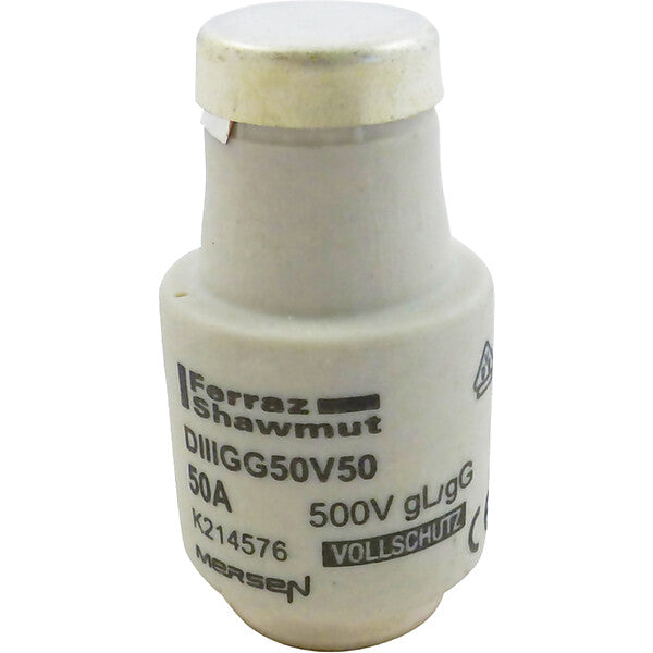 Mersen D-Sicherungseinsatz DIII gG 50A/500V DIIIGG50V50